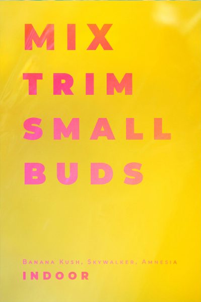 mix trim small buds indoor